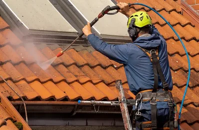 Démoussage et hydrofuge de toiture à Ricarville-du-Val